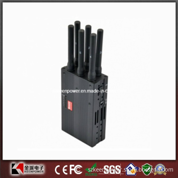 2014 New Handheld 6 Bands 3G Cell Phone Jammer